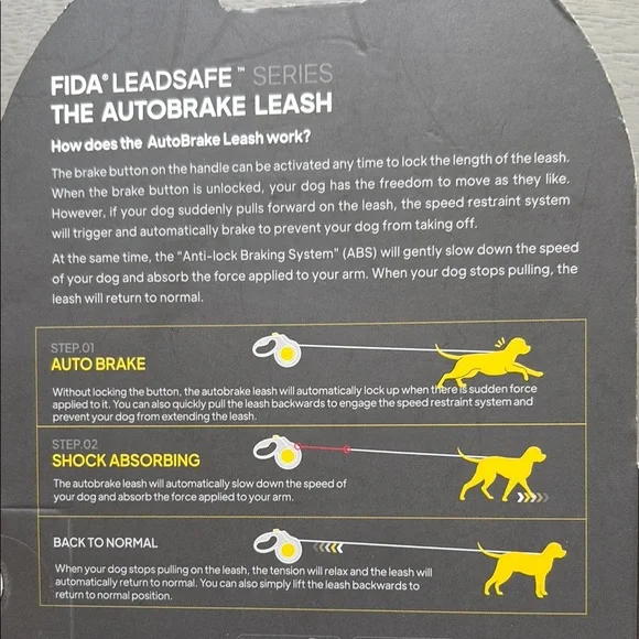 lDo Not buy. clasp is broken  Fida Shock Absorbing Retractable 16’ Dog Leash. - Picture 5 of 6